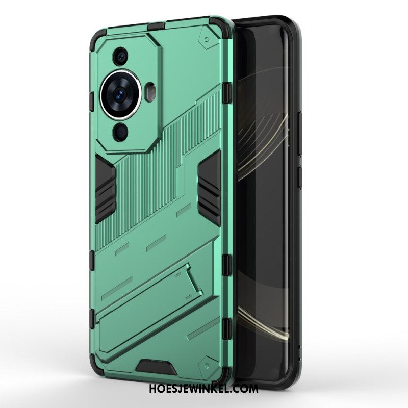 Case Hoesje Huawei Nova 11 Pro Telefoonhoesje Verwijderbare Handsfree Ondersteuning Met Twee Standen