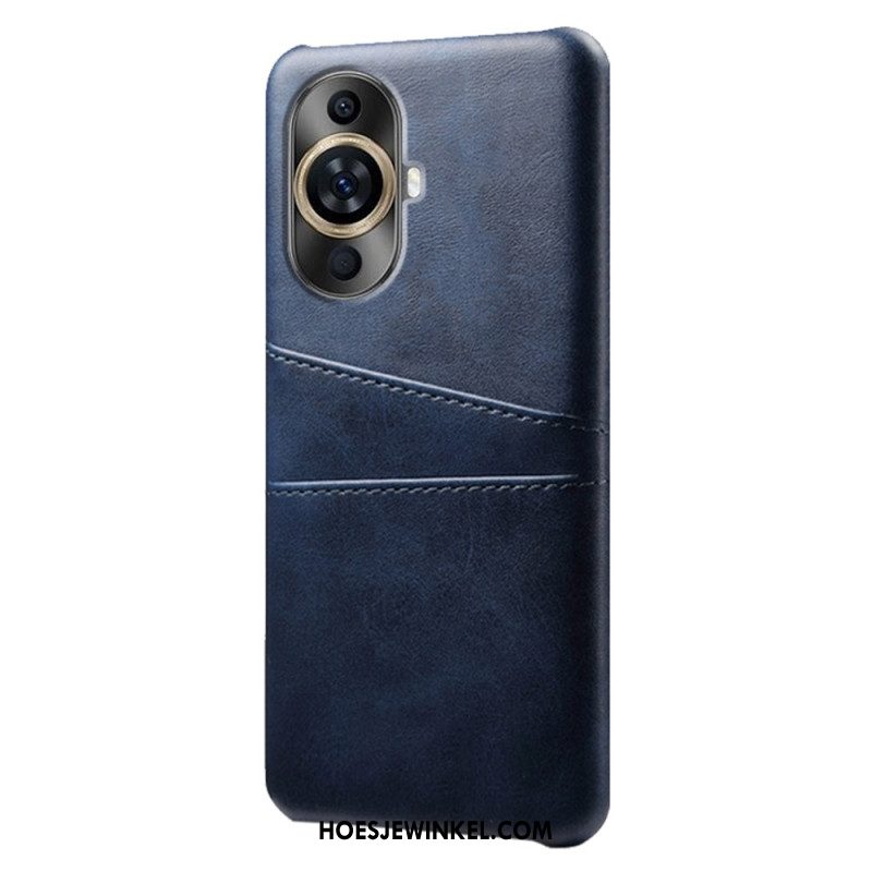 Case Hoesje Huawei Nova 12s Telefoonhoesje Kaarthouder Met Leereffect