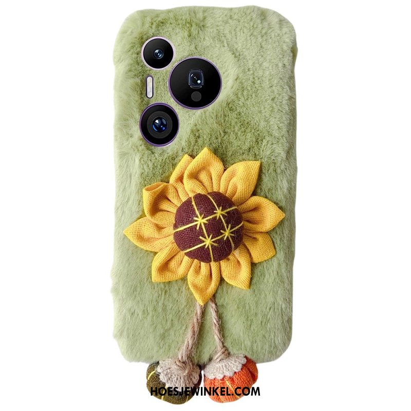 Case Hoesje Huawei Pura 70 Pro Telefoonhoesje Met Zonnebloemmotief