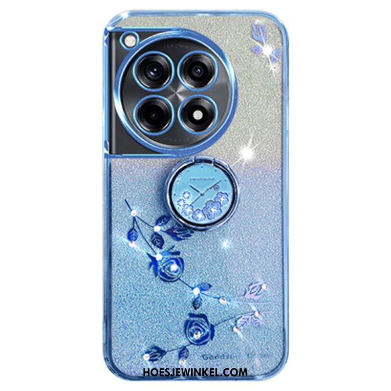 Case Hoesje Oneplus 12r Telefoonhoesje Glitter Kadem-ondersteuning