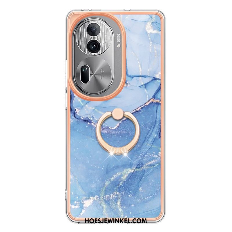 Case Hoesje Oppo Reno 11 Pro 5g Telefoonhoesje Marmeren Steunring