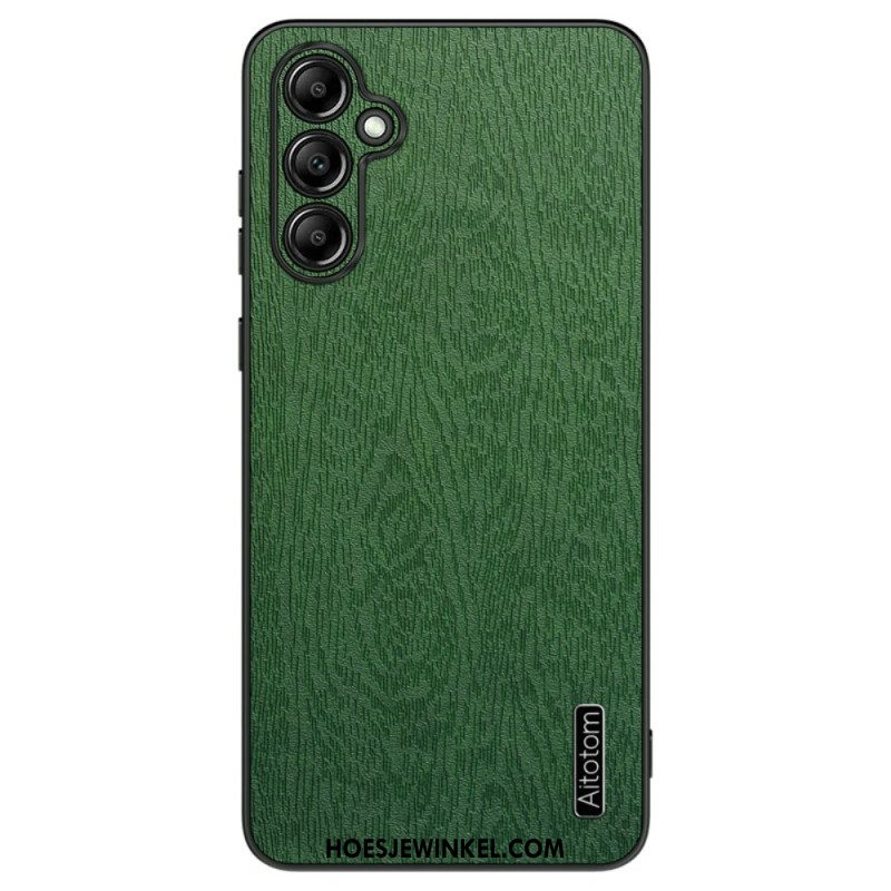 Case Hoesje Samsung Galaxy A15 5g Telefoonhoesje Ledereffect