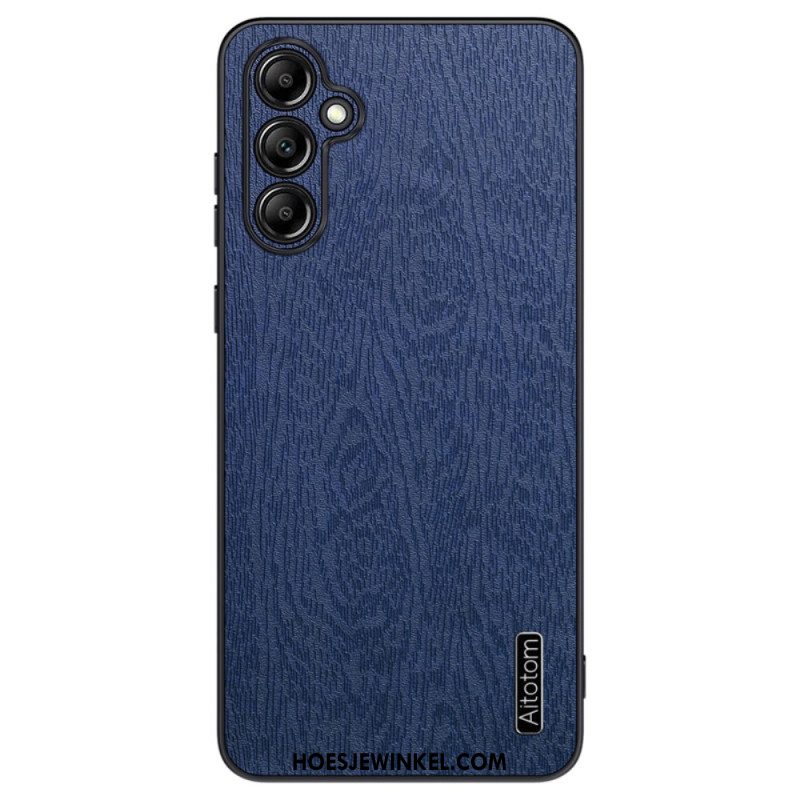 Case Hoesje Samsung Galaxy A15 5g Telefoonhoesje Ledereffect