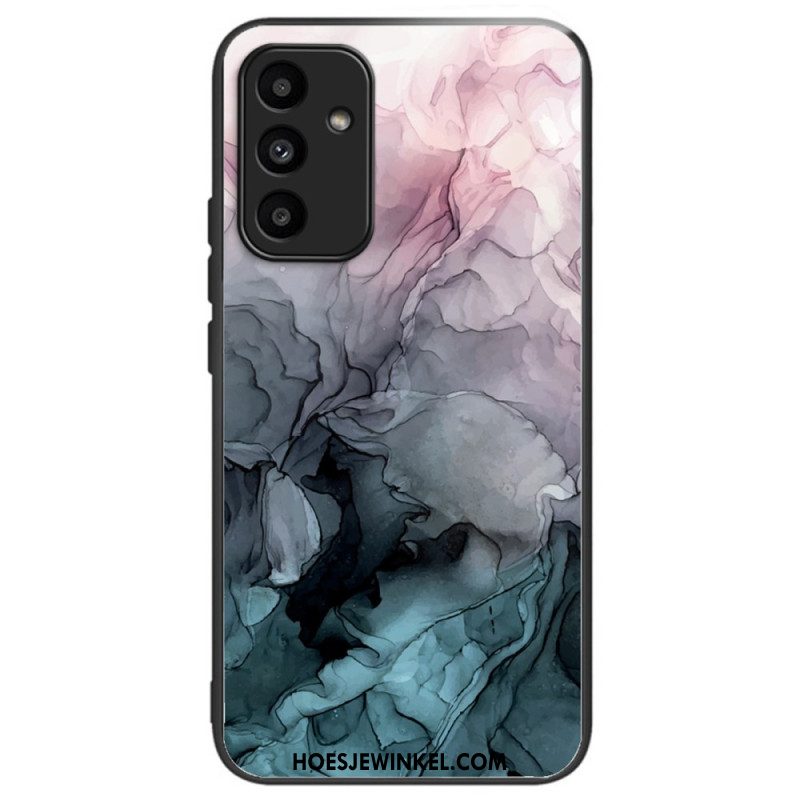 Case Hoesje Samsung Galaxy A15 Telefoonhoesje Helder Patroon Van Gehard Glas