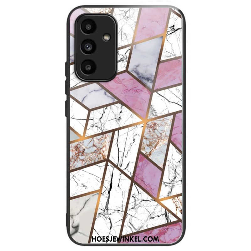 Case Hoesje Samsung Galaxy A15 Telefoonhoesje Helder Patroon Van Gehard Glas