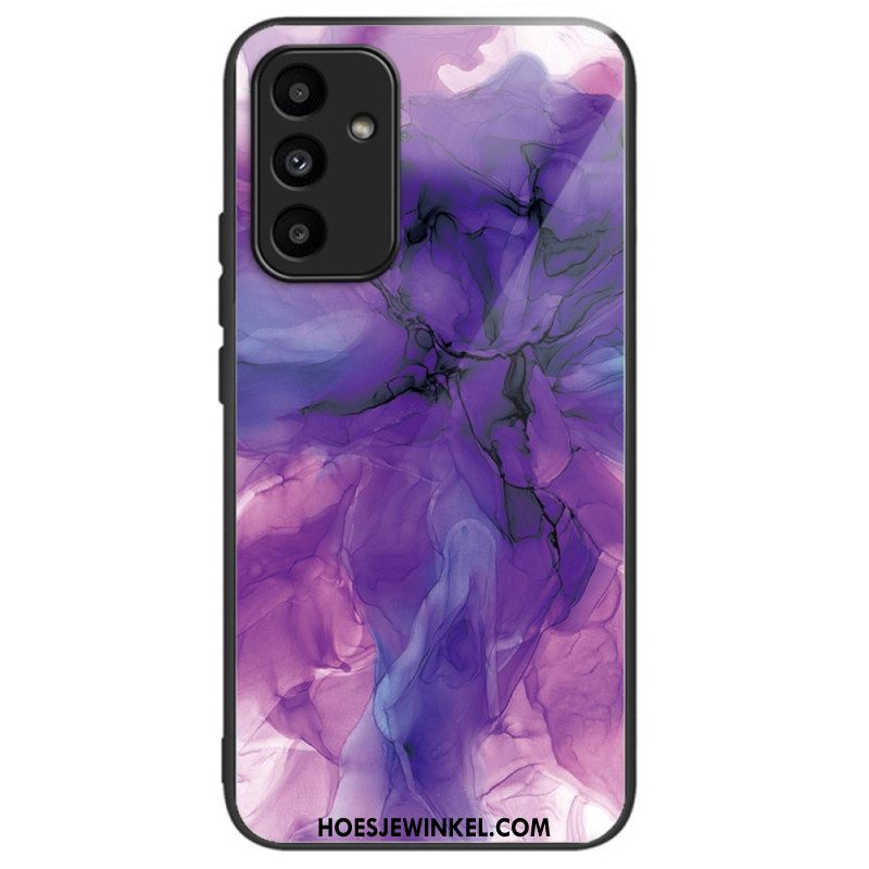 Case Hoesje Samsung Galaxy A15 Telefoonhoesje Helder Patroon Van Gehard Glas