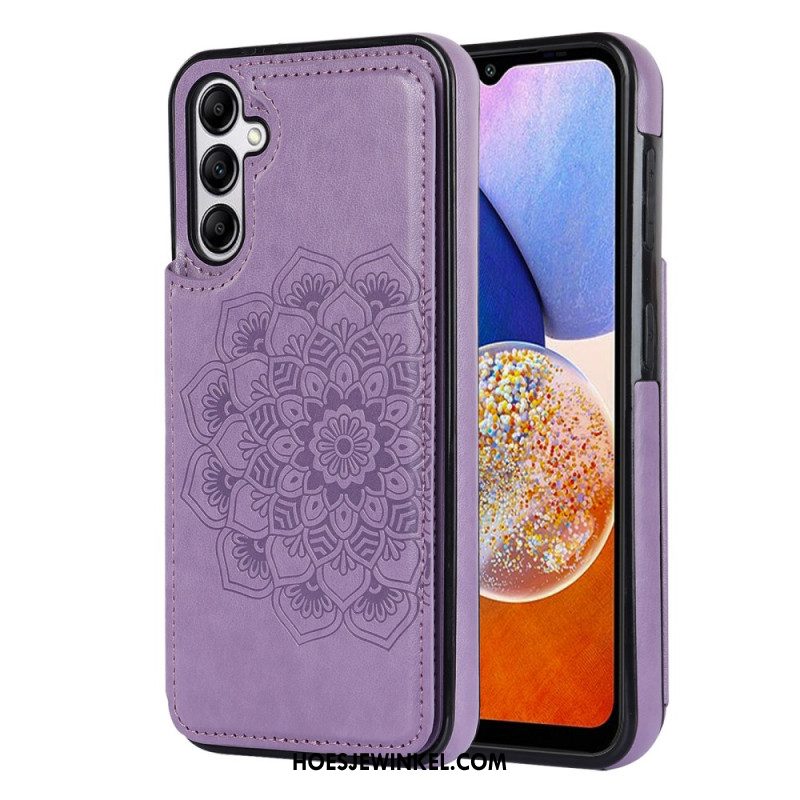 Case Hoesje Samsung Galaxy A15 Telefoonhoesje Kaarthouder Met Mandala-patroon