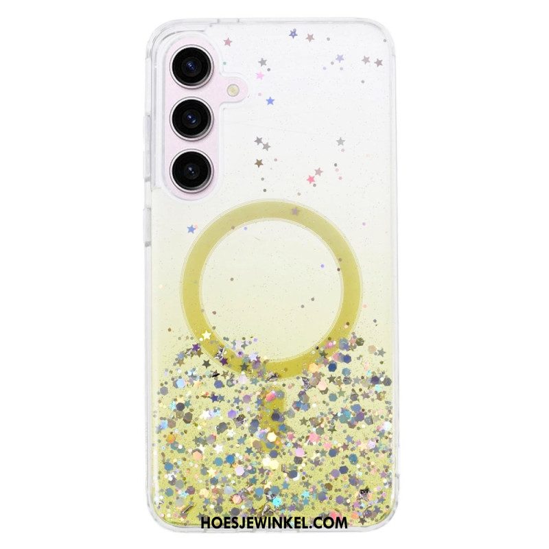 Case Hoesje Samsung Galaxy S24 Plus 5g Telefoonhoesje Magsafe-compatibele Glitters