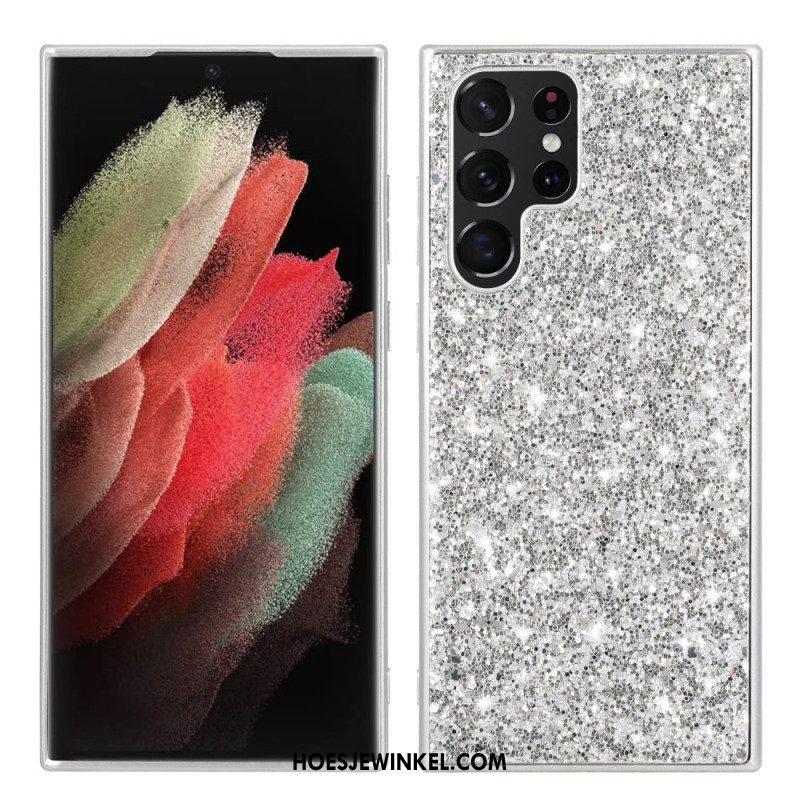 Case Hoesje Samsung Galaxy S24 Ultra 5g Telefoonhoesje Sprankelende Glitters