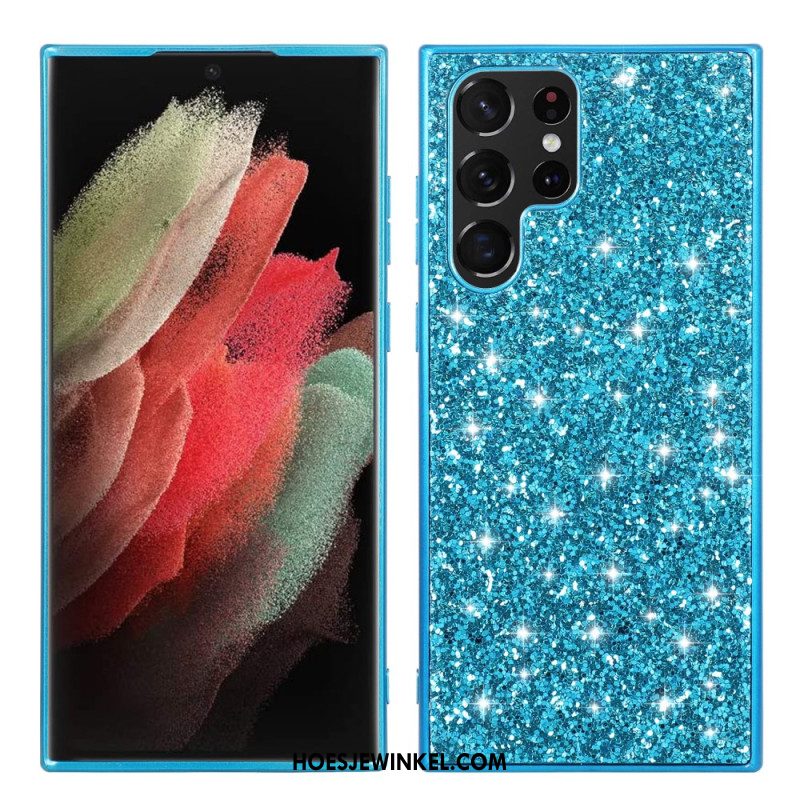 Case Hoesje Samsung Galaxy S24 Ultra 5g Telefoonhoesje Sprankelende Glitters