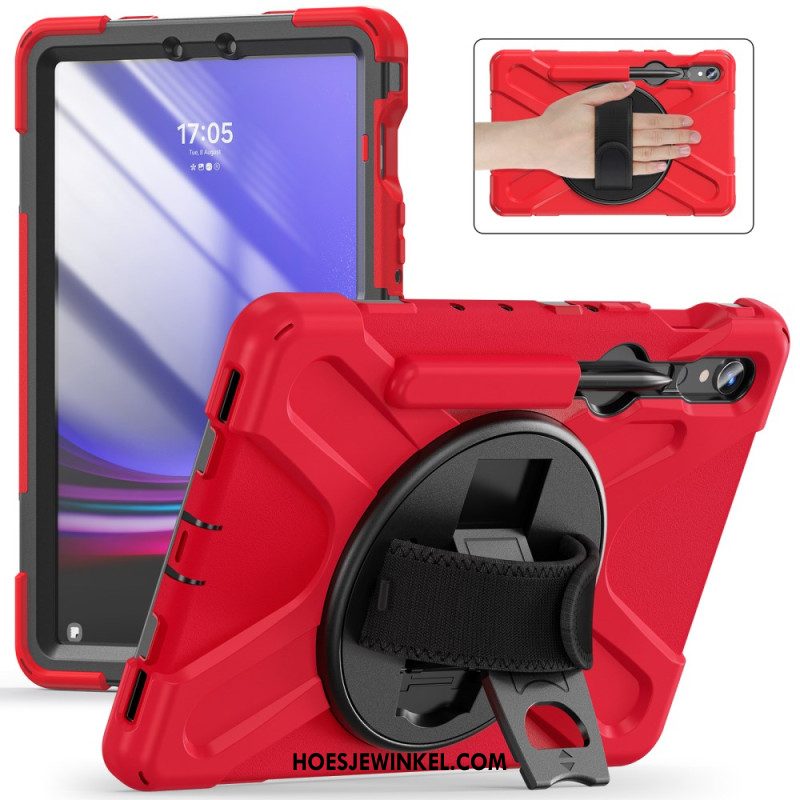 Case Hoesje Samsung Galaxy Tab S9 Telefoonhoesje Roterende Steun