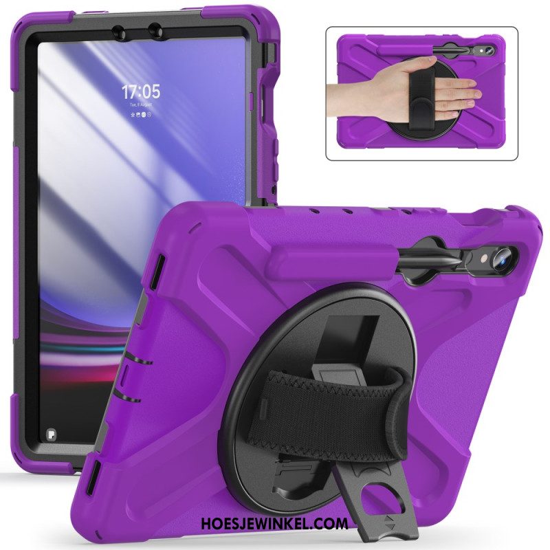 Case Hoesje Samsung Galaxy Tab S9 Telefoonhoesje Roterende Steun