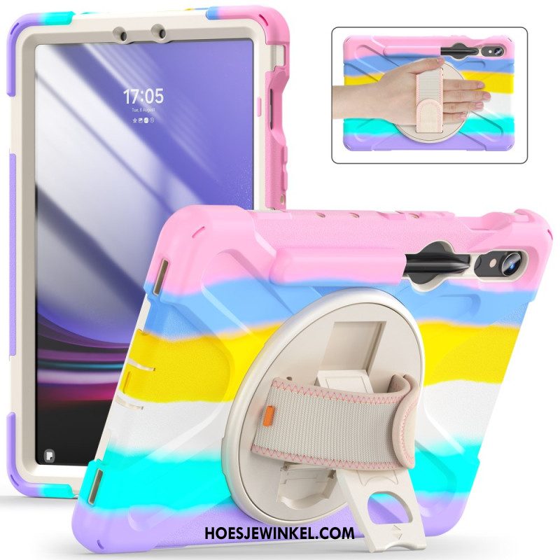 Case Hoesje Samsung Galaxy Tab S9 Telefoonhoesje Roterende Steun