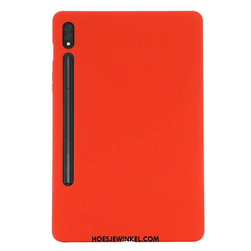 Case Hoesje Samsung Galaxy Tab S9 Ultra Telefoonhoesje Vloeibare Siliconen