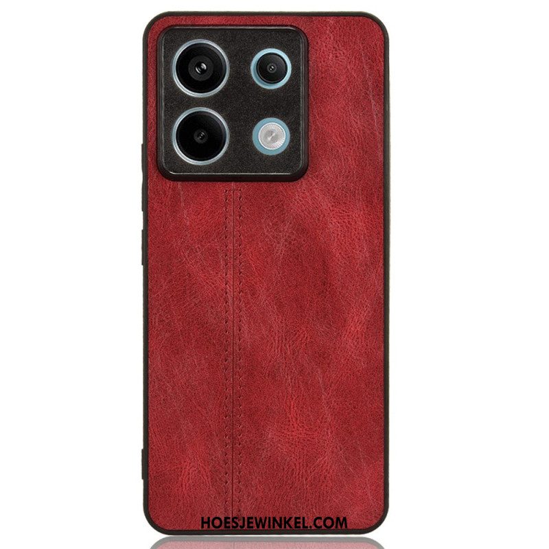 Case Hoesje Xiaomi Redmi Note 13 Pro 5g Telefoonhoesje Kunstleer Stiksels