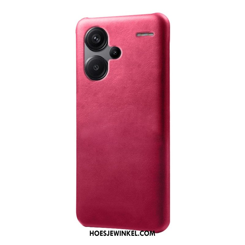 Case Hoesje Xiaomi Redmi Note 13 Pro Plus 5g Telefoonhoesje Ledereffect