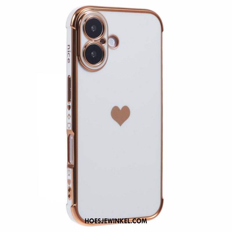 Case Hoesje iPhone 16 Plus Telefoonhoesje Hart