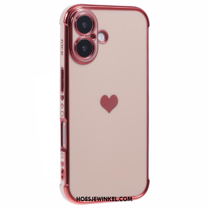 Case Hoesje iPhone 16 Plus Telefoonhoesje Hart