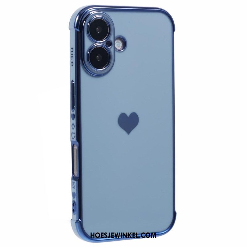 Case Hoesje iPhone 16 Plus Telefoonhoesje Hart