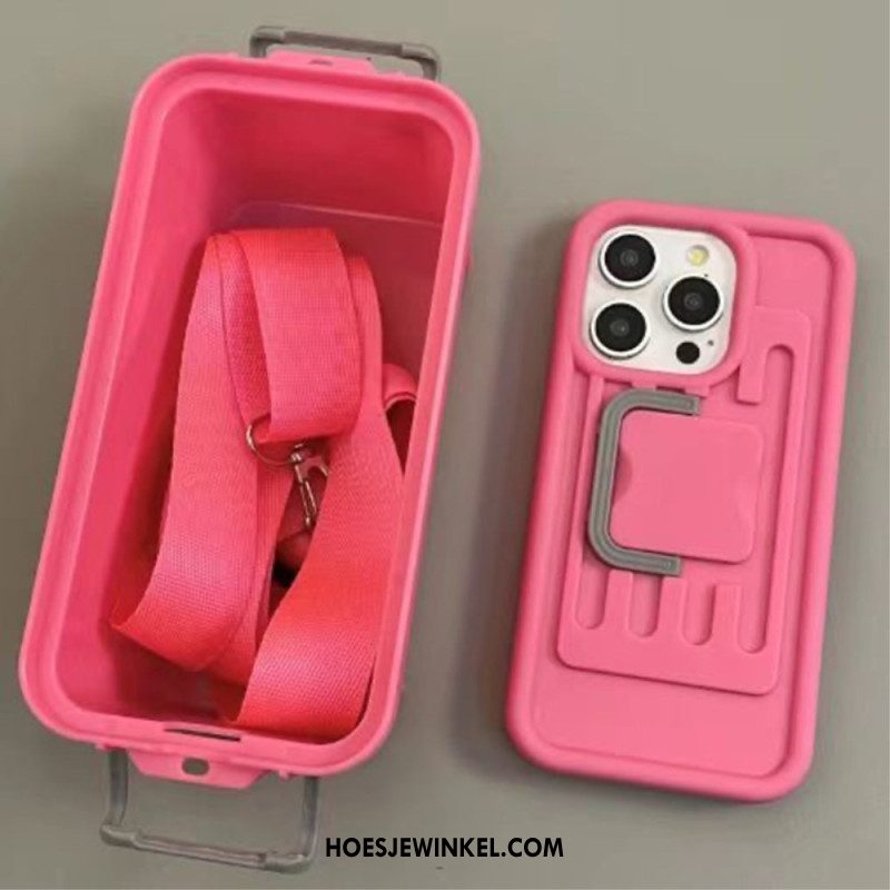 Case Hoesje iPhone 16 Pro Telefoonhoesje Met Opbergdoos Uit De Xx-serie