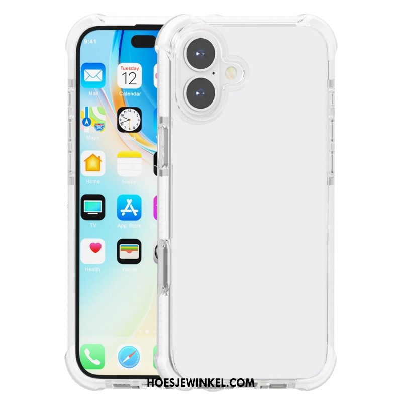 Case Hoesje iPhone 16 Telefoonhoesje Gekleurde Randen