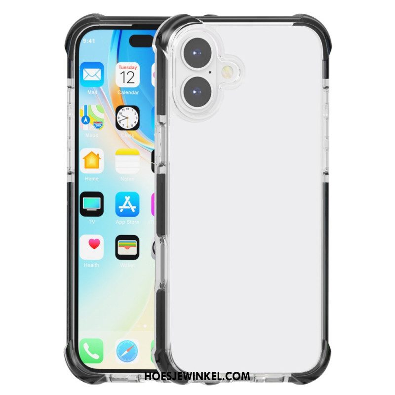 Case Hoesje iPhone 16 Telefoonhoesje Gekleurde Randen