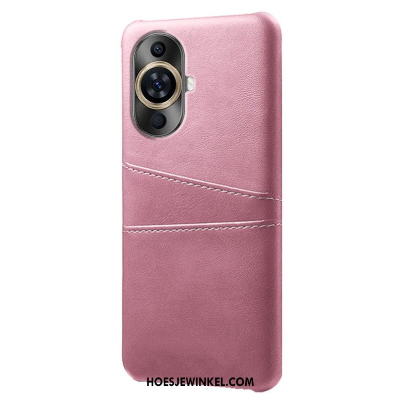 Cover Hoesje Huawei Nova 11 Pro Telefoonhoesje Dubbele Kaarthouder