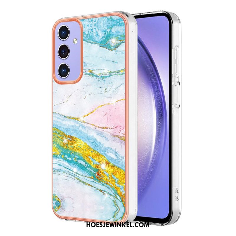 Cover Hoesje Samsung Galaxy A15 5g Telefoonhoesje Marmereffect