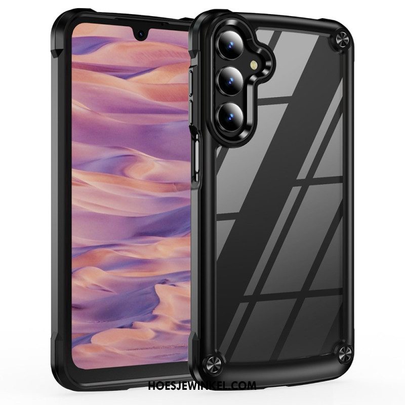 Cover Hoesje Samsung Galaxy A16 5g Telefoonhoesje Aluminium Frame