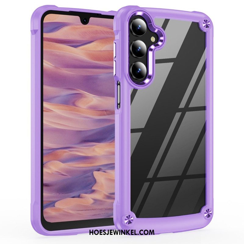 Cover Hoesje Samsung Galaxy A16 5g Telefoonhoesje Aluminium Frame