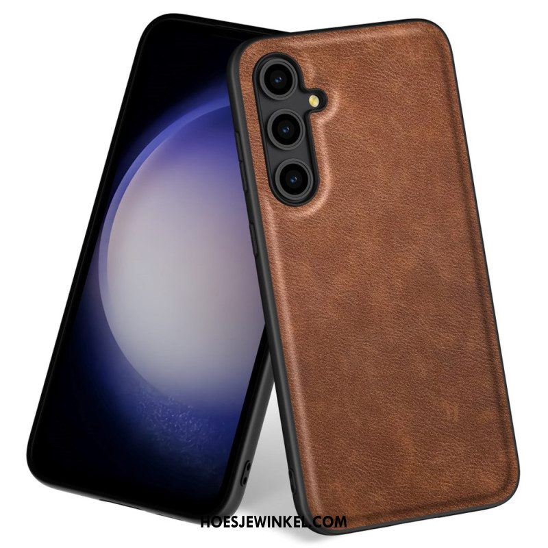 Cover Hoesje Samsung Galaxy A16 5g Telefoonhoesje Retro Lederen Stijl