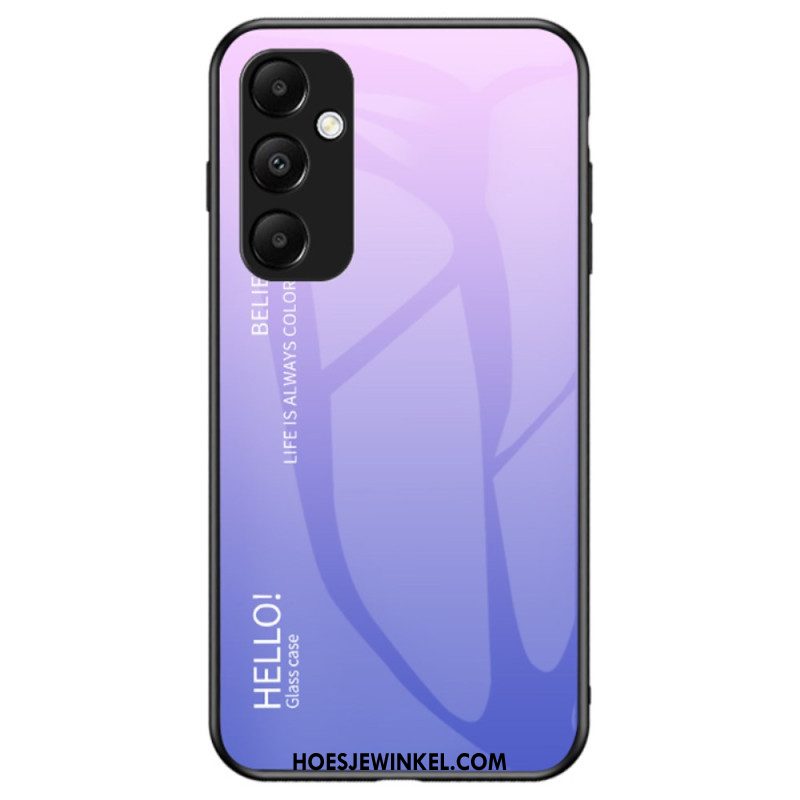 Cover Hoesje Samsung Galaxy A55 5g Telefoonhoesje Hallo Gehard Glas