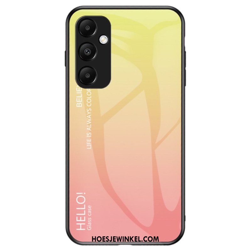 Cover Hoesje Samsung Galaxy A55 5g Telefoonhoesje Hallo Gehard Glas