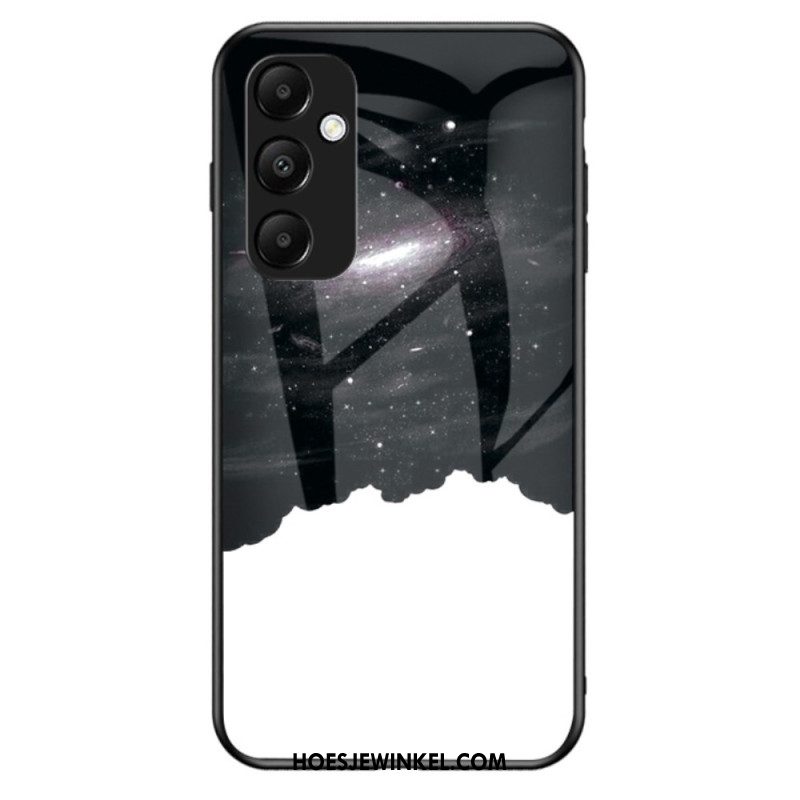 Cover Hoesje Samsung Galaxy A55 5g Telefoonhoesje Hemelgehard Glas