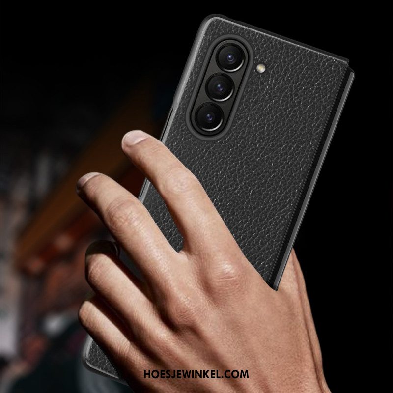 Cover Hoesje Samsung Galaxy Z Fold 5 Telefoonhoesje Klassiek Zakelijk