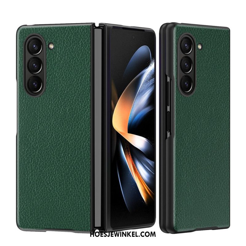 Cover Hoesje Samsung Galaxy Z Fold 5 Telefoonhoesje Klassiek Zakelijk