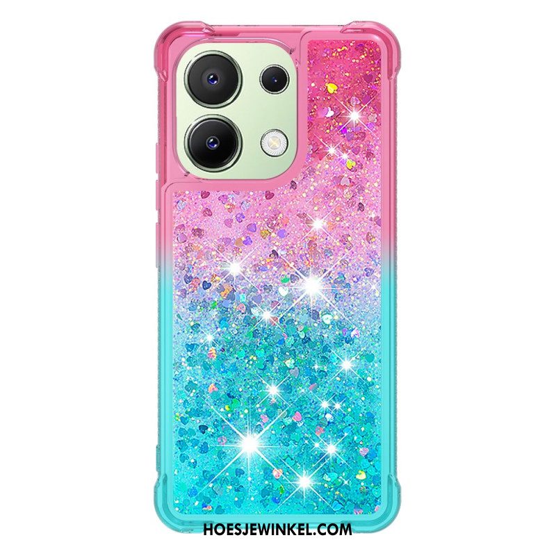 Cover Hoesje Xiaomi Redmi Note 13 4g Telefoonhoesje Glitterverloop