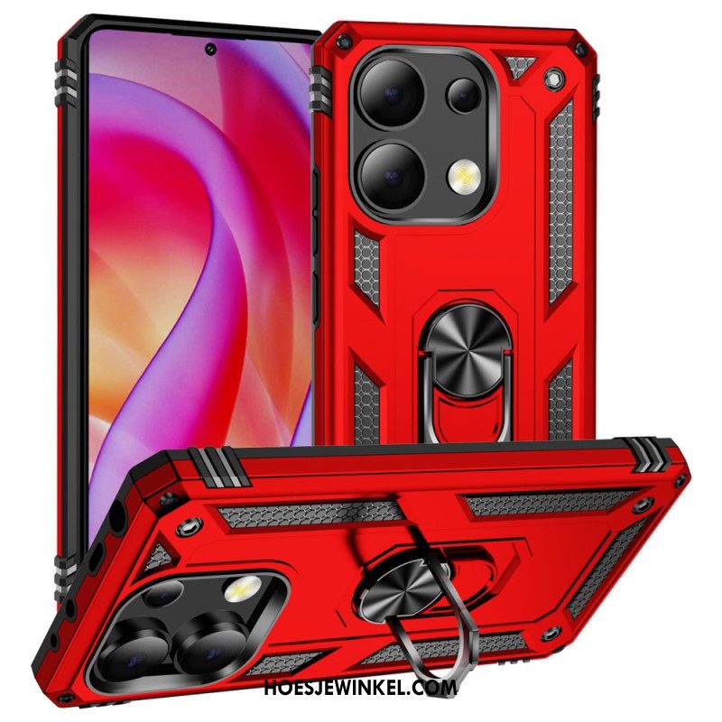 Cover Hoesje Xiaomi Redmi Note 13 4g Telefoonhoesje Schokbestendige Ringsteun