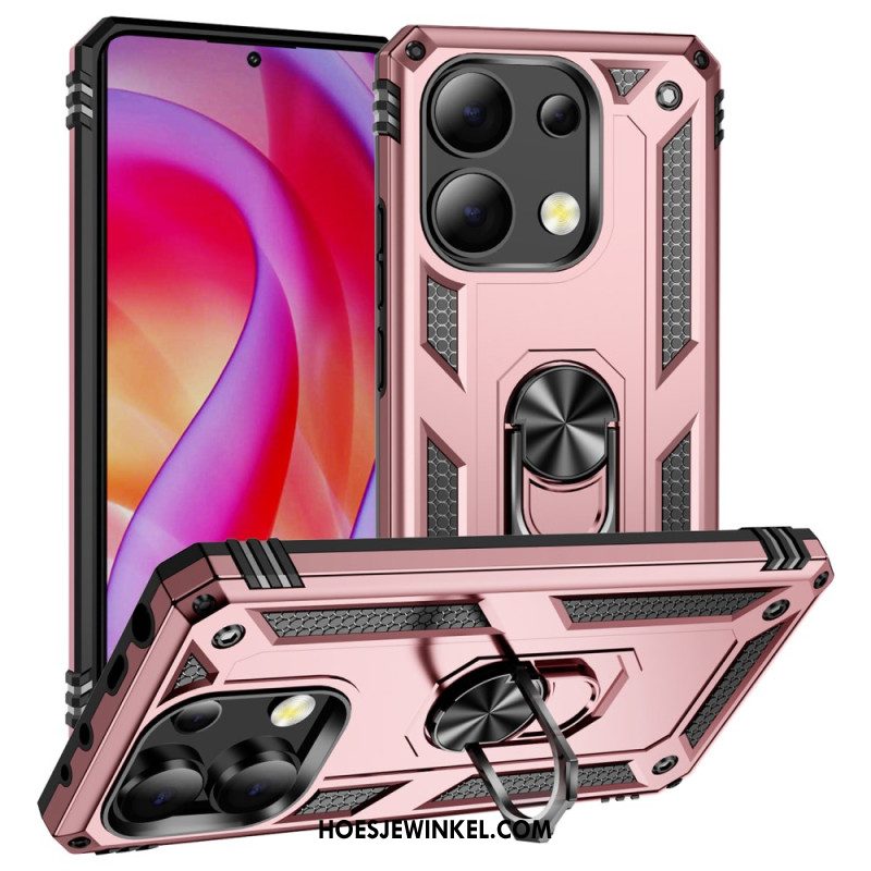 Cover Hoesje Xiaomi Redmi Note 13 4g Telefoonhoesje Schokbestendige Ringsteun