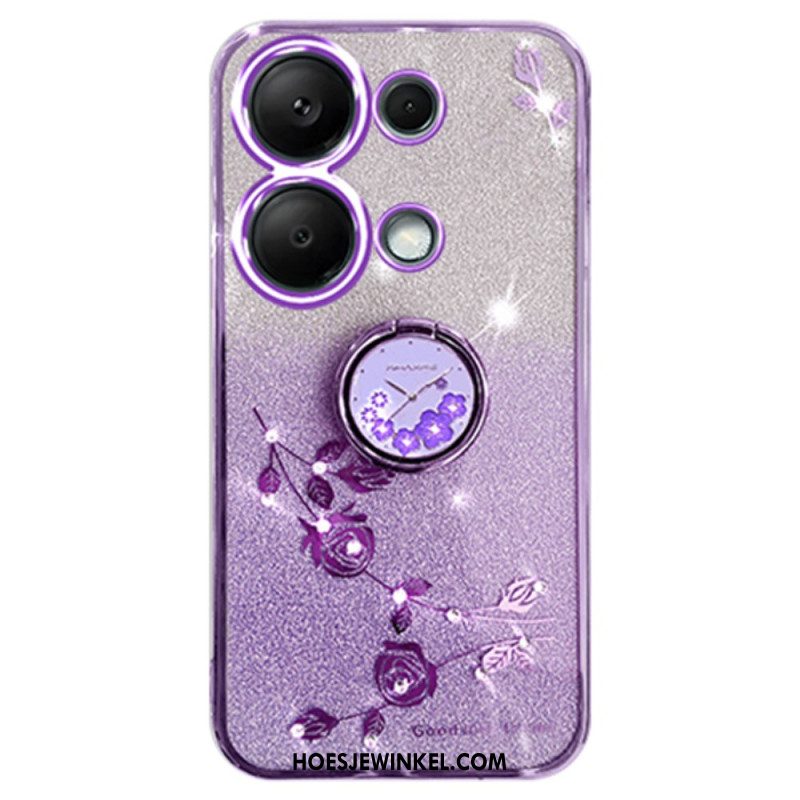 Cover Hoesje Xiaomi Redmi Note 13 5g Telefoonhoesje Kadem Glitter- En Strasssteun