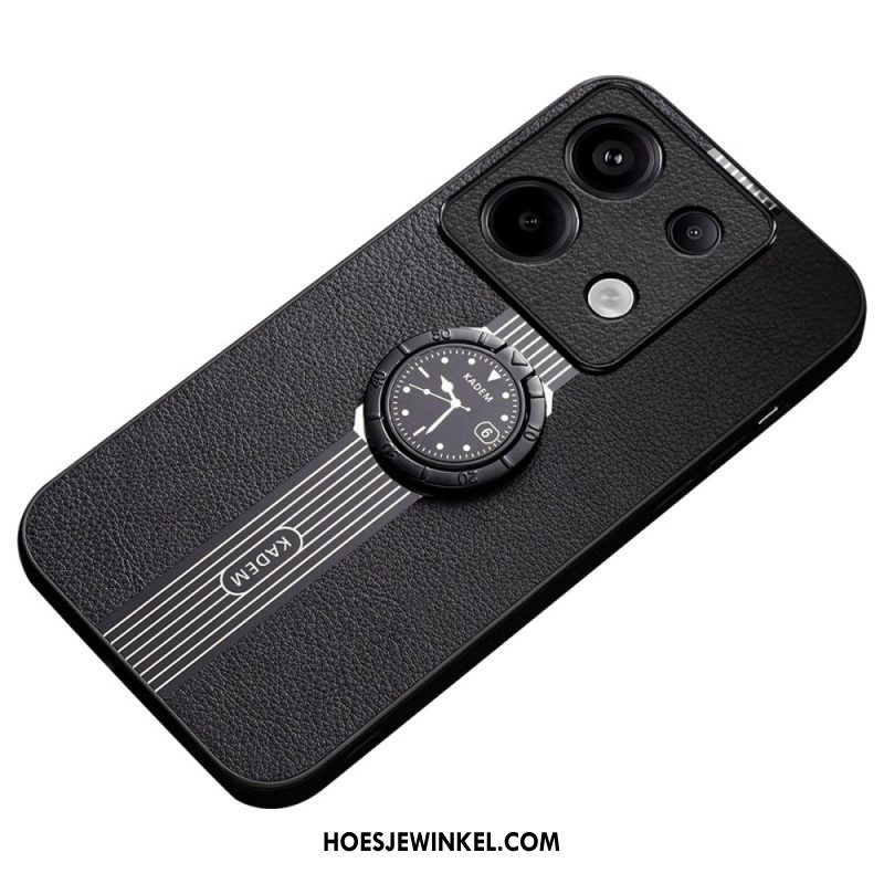 Cover Hoesje Xiaomi Redmi Note 13 Pro 5g Telefoonhoesje Designhorloge Met Ringsteun Kadem