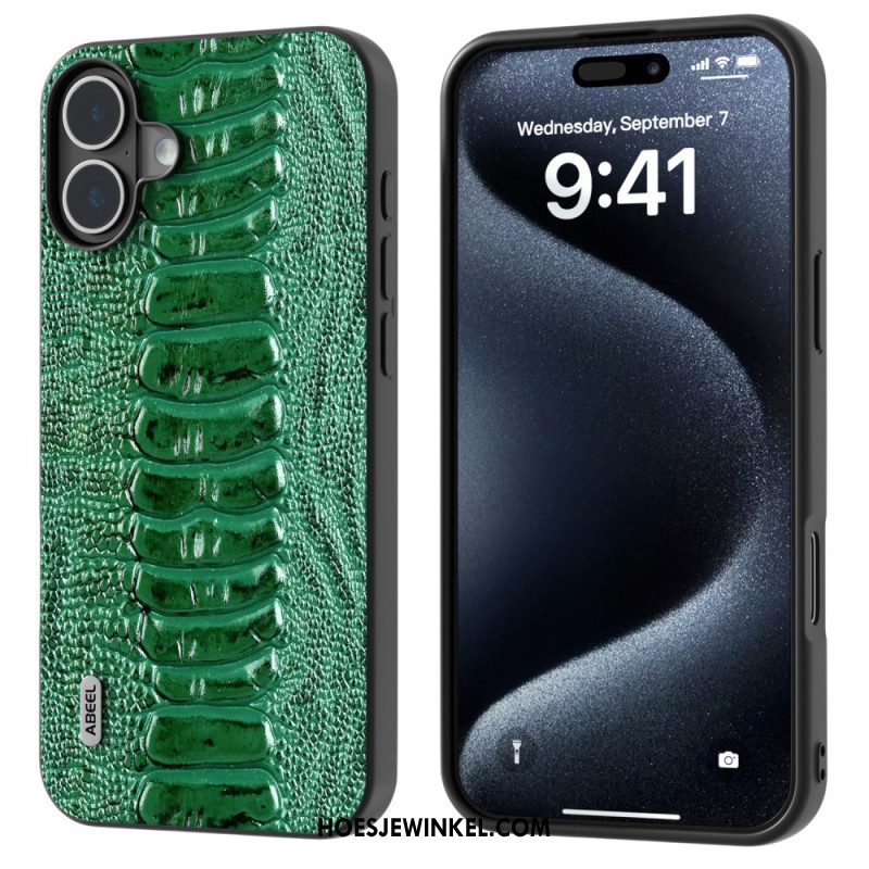 Cover Hoesje iPhone 16 Plus Telefoonhoesje Abeel Met Structuur