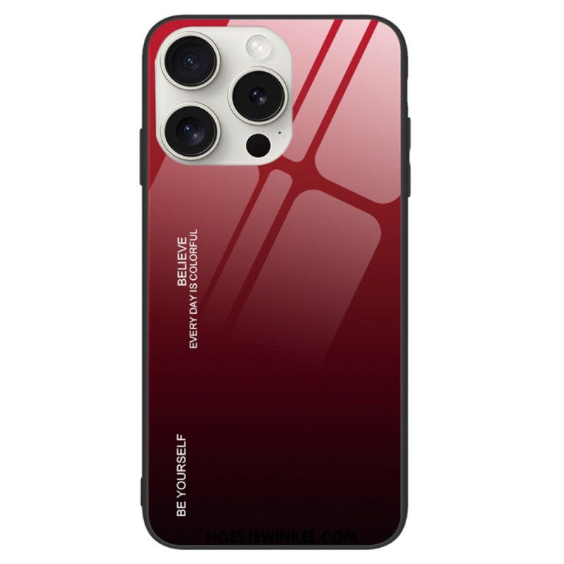 Cover Hoesje iPhone 16 Pro Max Telefoonhoesje Wees Jezelf