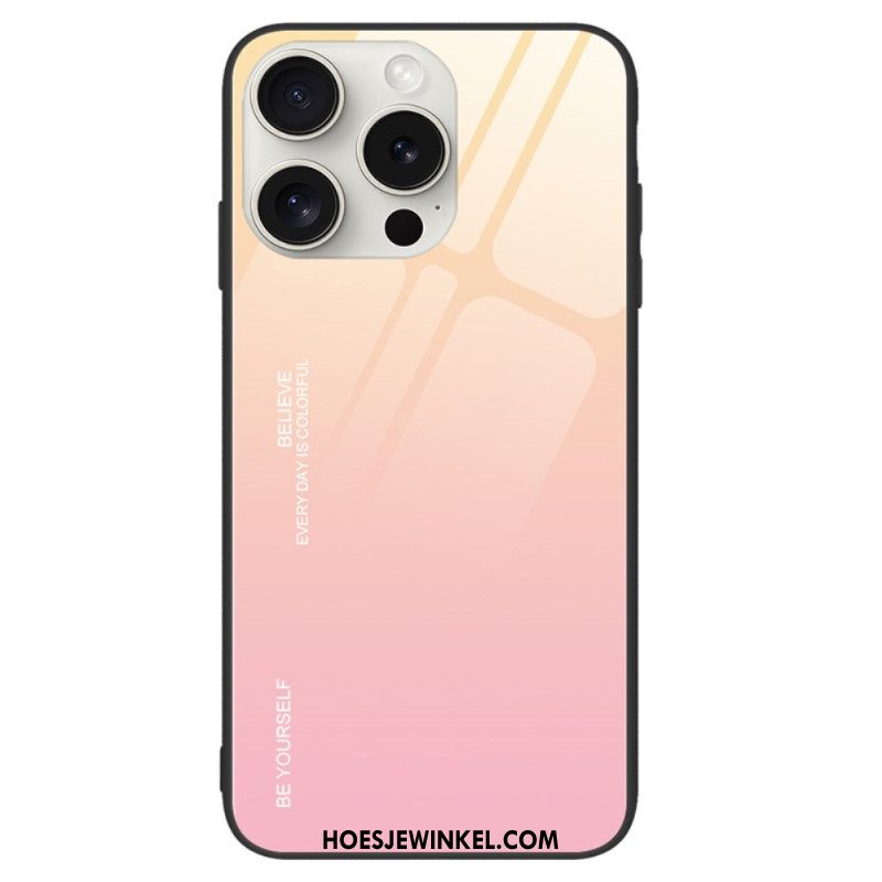 Cover Hoesje iPhone 16 Pro Max Telefoonhoesje Wees Jezelf