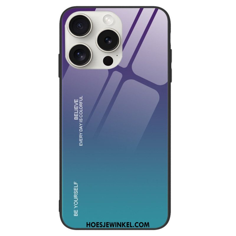 Cover Hoesje iPhone 16 Pro Max Telefoonhoesje Wees Jezelf