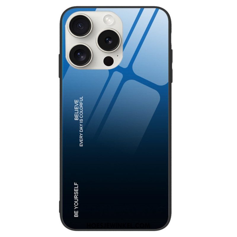 Cover Hoesje iPhone 16 Pro Max Telefoonhoesje Wees Jezelf