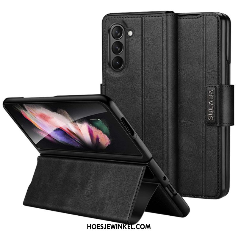 Cover Voor Samsung Galaxy Z Fold 6 Kunstleer Sulada