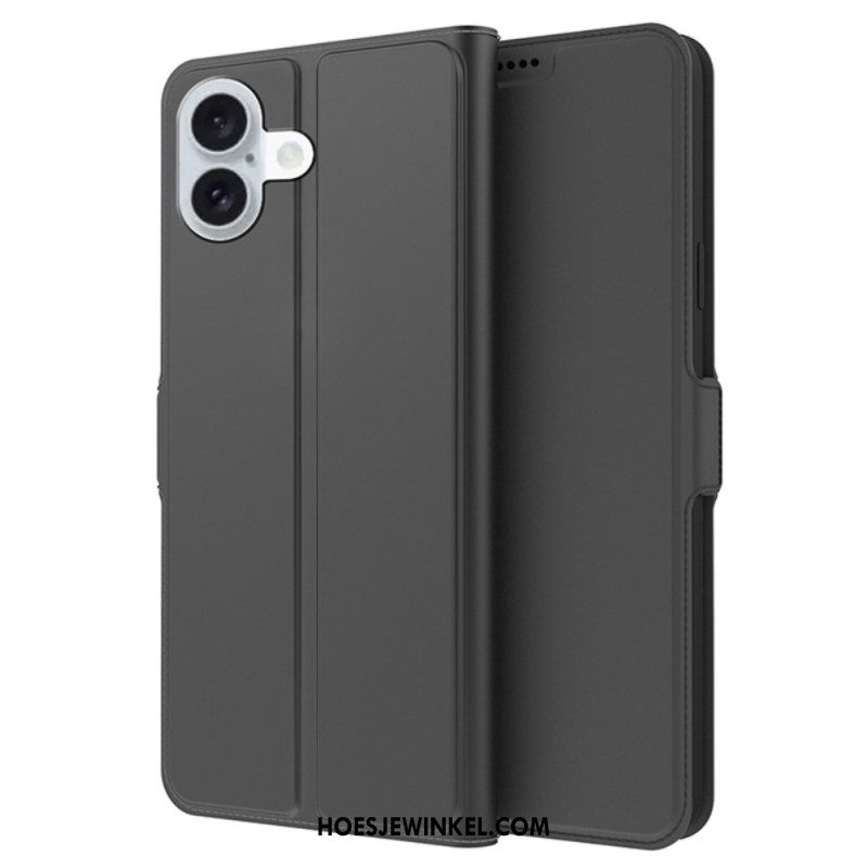 Cover iPhone 16 Plus Kaarthouder Bescherming Hoesje