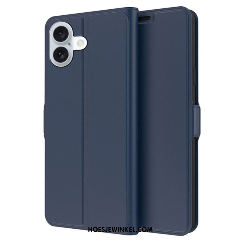 Cover iPhone 16 Plus Kaarthouder Bescherming Hoesje