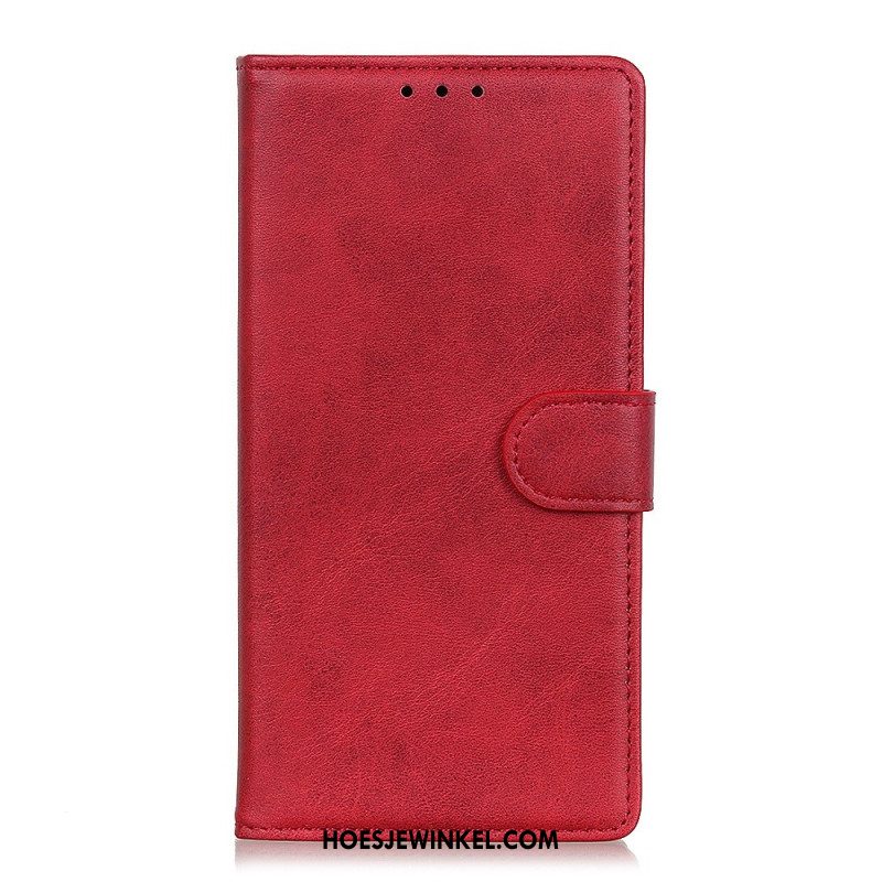 Flip Case Leren Huawei Nova 12s Mat Kunstleer